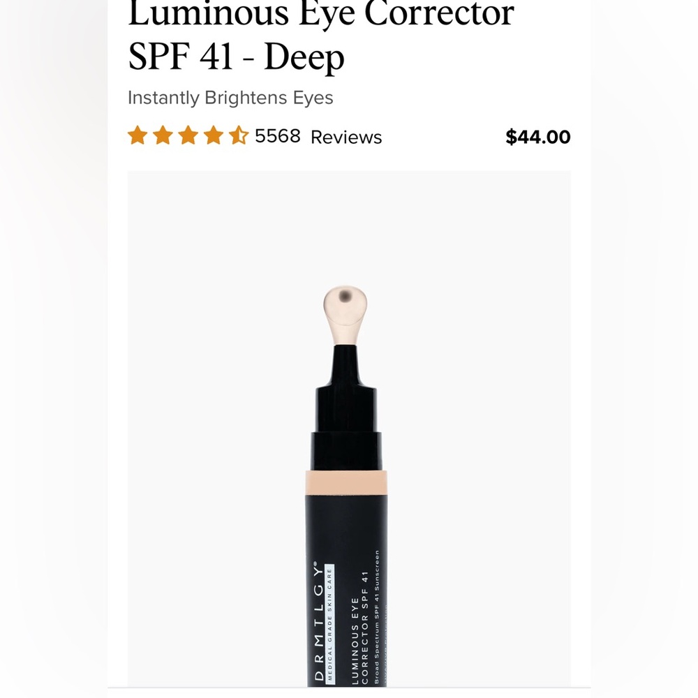DRMTLGY Luminous Eye Corrector - Deep